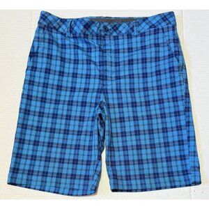 UNDER ARMOUR Performance - Men's Blue Plaid Golf Shorts‎ - Size 34R